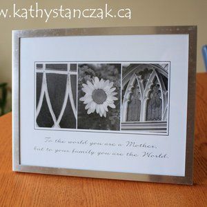 8x10 MOM Alphabet Art photograph